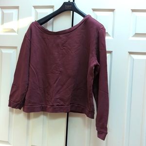 Em & West the one shouldered sweatshirt